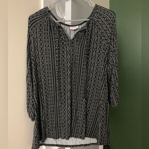 LulaRoe medium black and gray